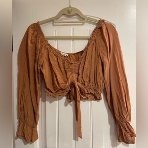 Women’s Puff Sleeve Crop Top